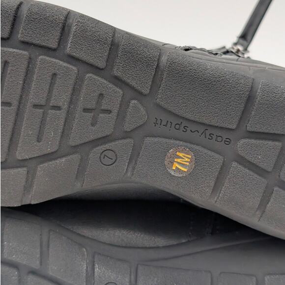 Easy Spirit Aleena Side Zip Wedge Booties Round Toe Women's Size US7 EU38 - Picture 8 of 8